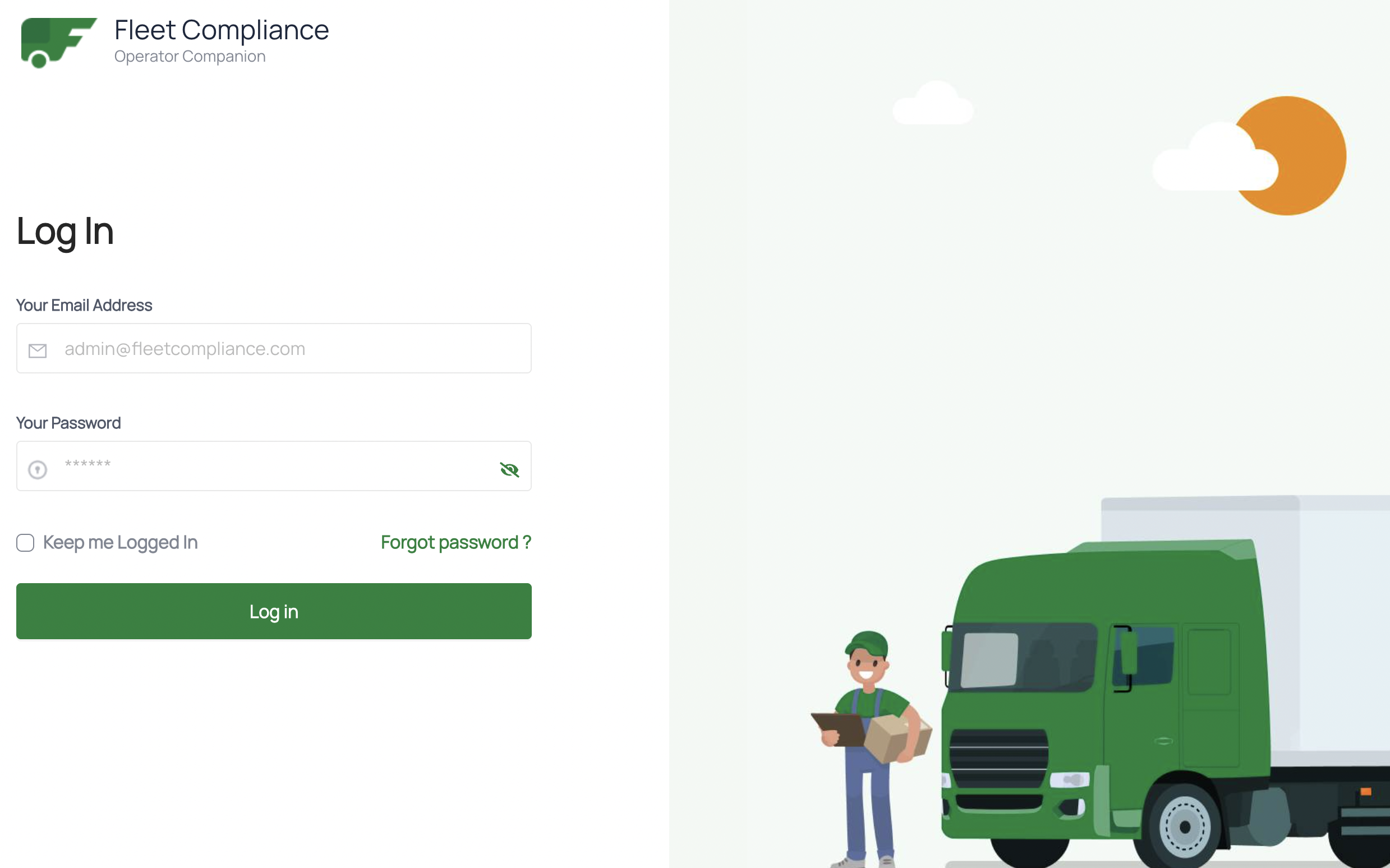 Fleet Compliance System diagram