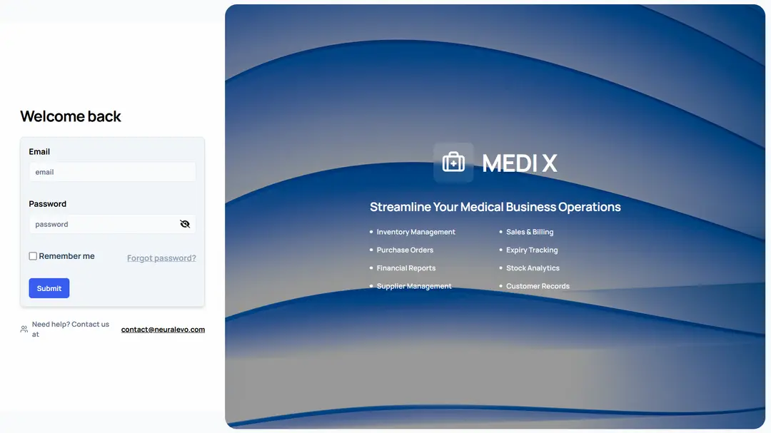 MediX Healthcare System diagram